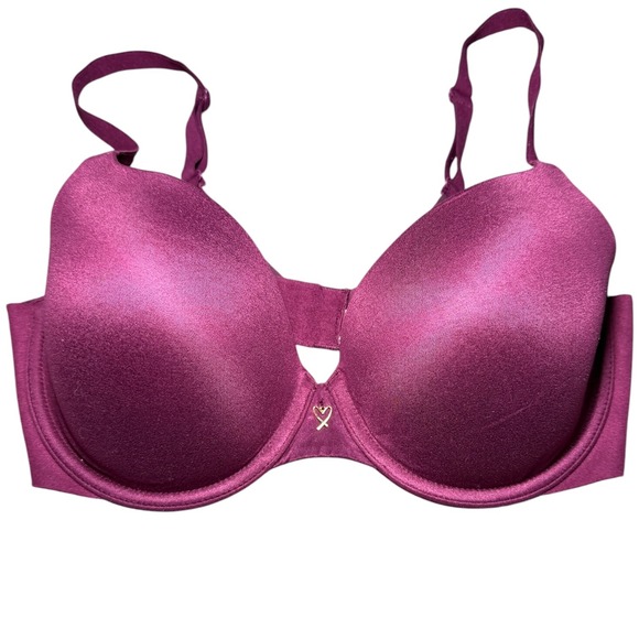 Victoria's Secret Other - Victoria's Secret T-Shirt Bra Women 34D Plum Purple Underwire Full Coverage